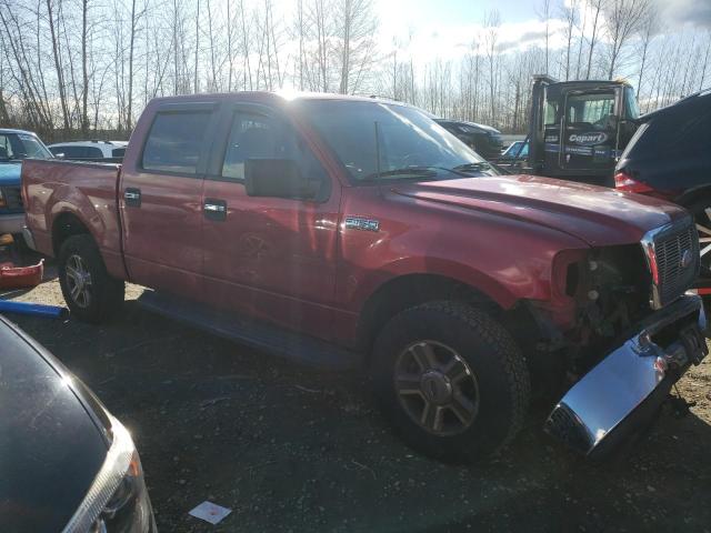1FTPW14558FB31443 - 2008 FORD F150 SUPERCREW RED photo 4
