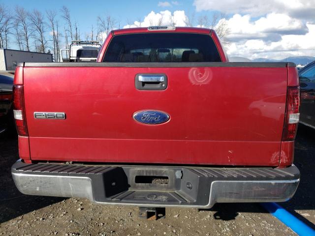 1FTPW14558FB31443 - 2008 FORD F150 SUPERCREW RED photo 6
