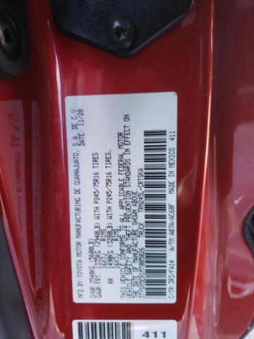 3TYSX5EN1MT005026 - 2021 TOYOTA TACOMA ACCESS CAB RED photo 12