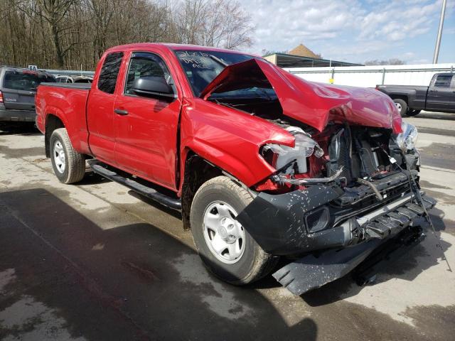 3TYSX5EN1MT005026 - 2021 TOYOTA TACOMA ACCESS CAB RED photo 4