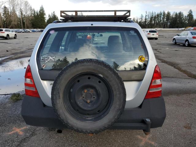 JF1SG65603G760791 - 2003 SUBARU FORESTER 2.5XS Серебристый фото 6