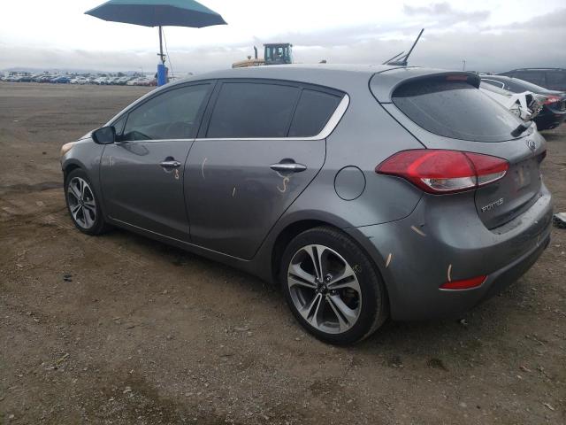 KNAFX5A86G5631773 - 2016 KIA FORTE EX GRAY photo 2