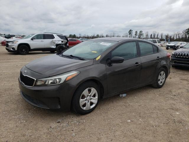 3KPFK4A70HE027516 - 2017 KIA FORTE LX BLACK photo 1