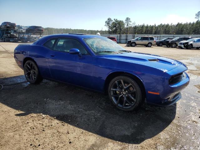 2C3CDZAG8MH573381 - 2021 DODGE CHALLENGER SXT BLUE photo 4