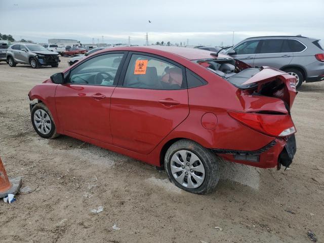 KMHCT4AE0HU289905 - 2017 HYUNDAI ACCENT SE RED photo 2