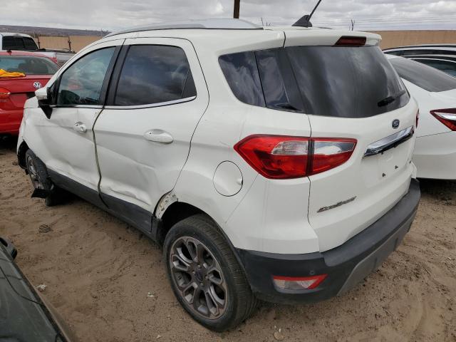 MAJ6P1WL5JC181129 - 2018 FORD ECOSPORT TITANIUM WHITE photo 2