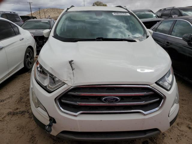 MAJ6P1WL5JC181129 - 2018 FORD ECOSPORT TITANIUM WHITE photo 5