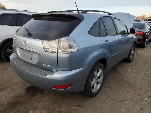 JTJGA31U240031302 - 2004 LEXUS RX 330 TEAL photo 3