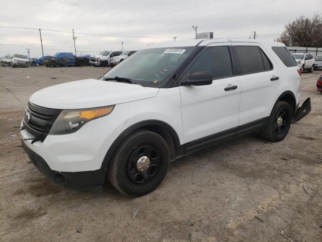 1FM5K8ARXFGB84239 - 2015 FORD EXPLORER POLICE INTERCEPTOR Սպիտակ լուսանկար 1