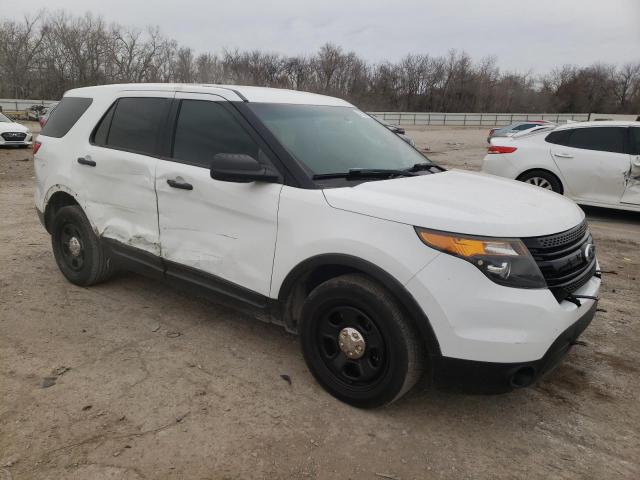 1FM5K8ARXFGB84239 - 2015 FORD EXPLORER POLICE INTERCEPTOR Սպիտակ լուսանկար 4