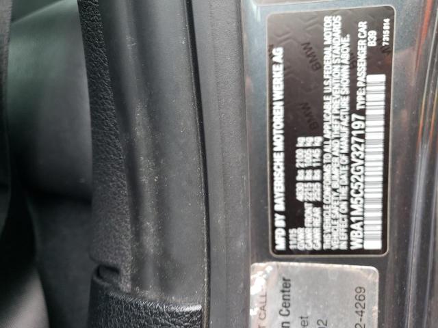 WBA1M5C52GV327197 - 2016 BMW M235XI CHARCOAL photo 12