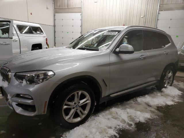 5UXTR9C59KLE13293 - 2019 BMW X3 XDRIVE30I SILVER photo 1