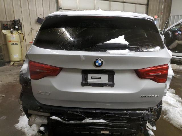 5UXTR9C59KLE13293 - 2019 BMW X3 XDRIVE30I SILVER photo 6