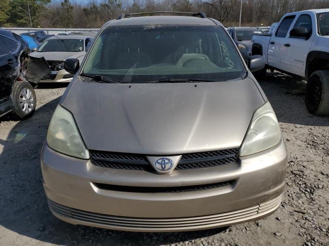 5TDZA23C64S180688 - 2004 TOYOTA SIENNA CE GOLD photo 5