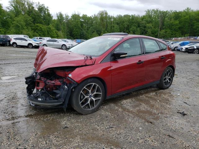 1FADP3M22HL240614 - 2017 FORD FOCUS SEL RED photo 1