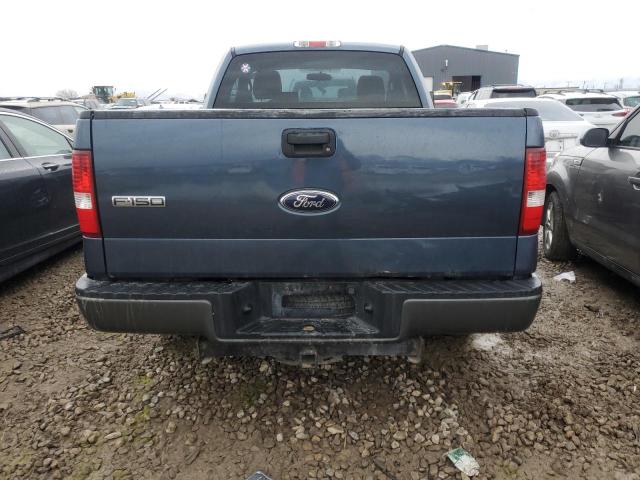 1FTRF12256NB22973 - 2006 FORD F150 BLUE photo 6