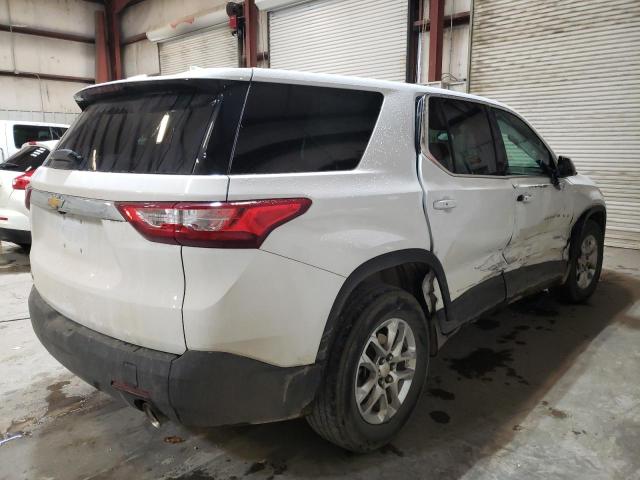 1GNERFKW2MJ110460 - 2021 CHEVROLET TRAVERSE LS WHITE photo 3