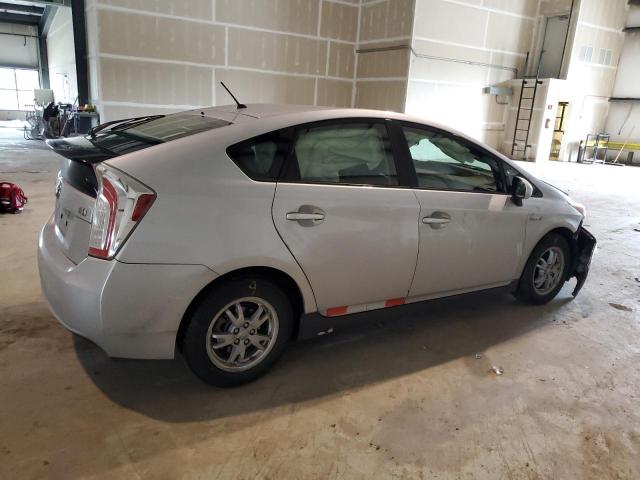 JTDKN3DU7D5626145 - 2013 TOYOTA PRIUS SILVER photo 3