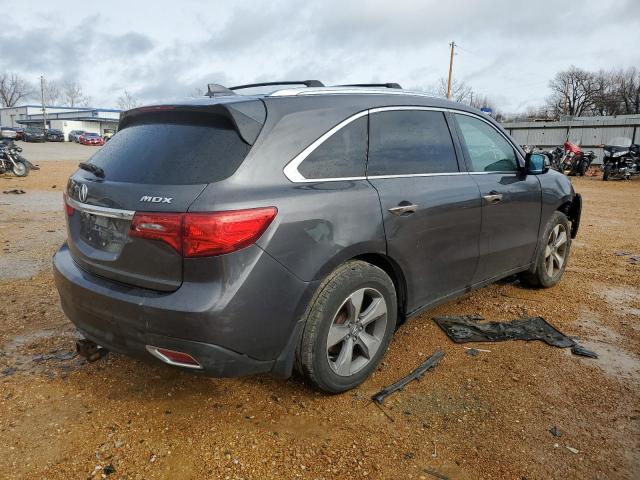 5FRYD3H29EB002707 - 2014 ACURA MDX GRAY photo 3