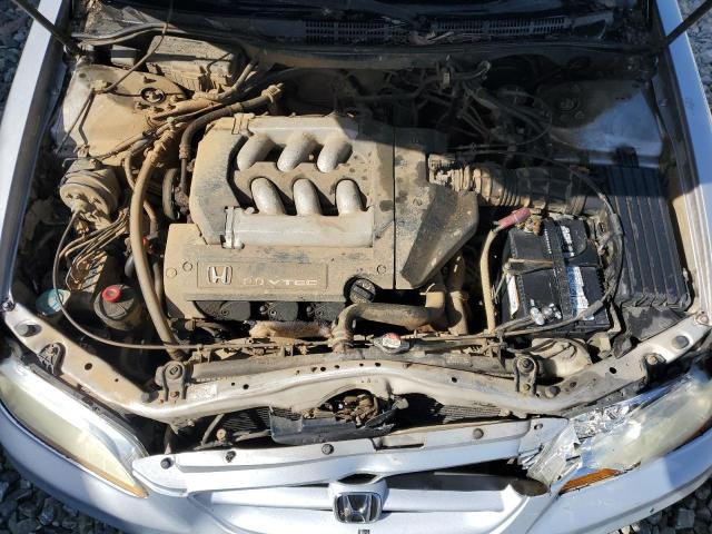 1HGCG22542A035507 - 2002 HONDA ACCORD EX SILVER photo 11