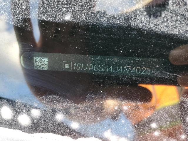 1G1JA6SH4D4174023 - 2013 CHEVROLET SONIC LS ვერცხლისფერი ფოტო 12