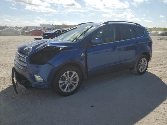 1FMCU0GD5JUB79832 - 2018 FORD ESCAPE SE BLUE photo 1