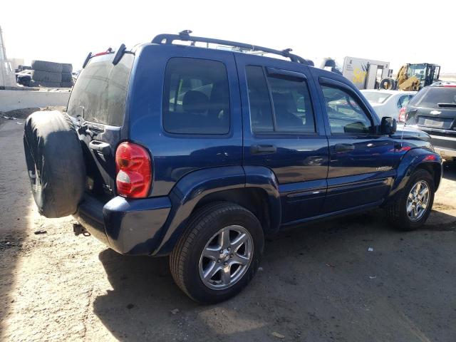 1J8GL58K74W145427 - 2004 JEEP LIBERTY LIMITED BLUE photo 3