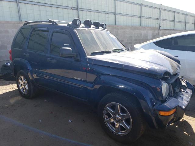 1J8GL58K74W145427 - 2004 JEEP LIBERTY LIMITED BLUE photo 4