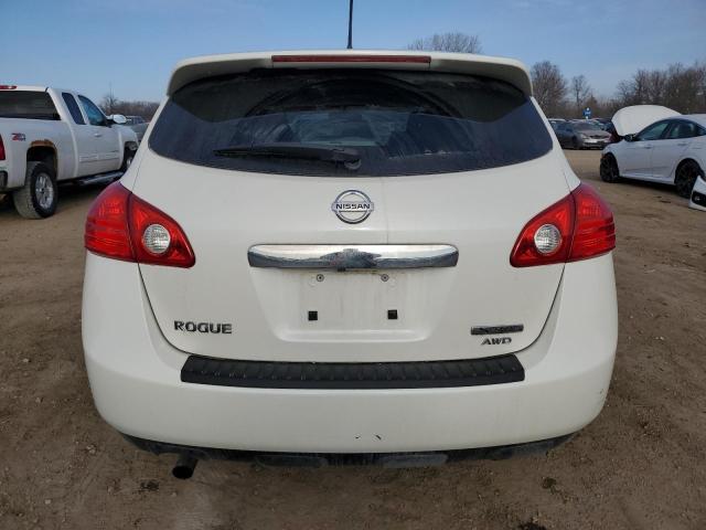 JN8AS5MV6DW665896 - 2013 NISSAN ROGUE S WHITE photo 6