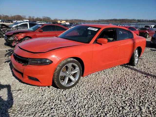 2C3CDXHG9JH134583 - 2018 DODGE CHARGER SXT PLUS ORANGE photo 1