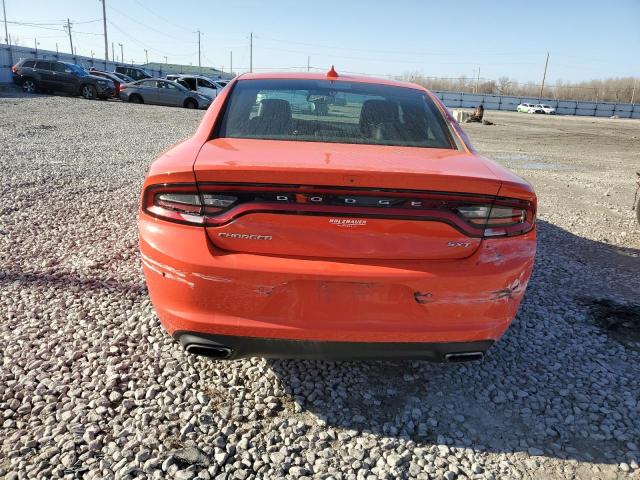 2C3CDXHG9JH134583 - 2018 DODGE CHARGER SXT PLUS ORANGE photo 6