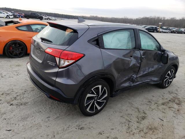 3CZRU6H15LM719428 - 2020 HONDA HR-V SPORT GRAY photo 3