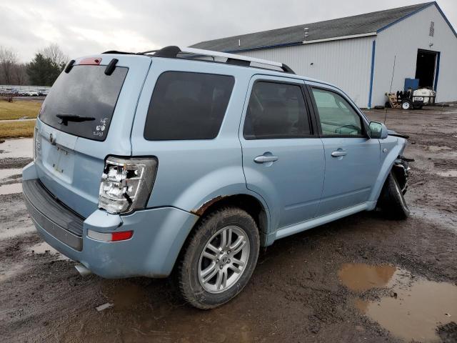 4M2CU87729KJ25130 - 2009 MERCURY MARINER PREMIER BLUE photo 3