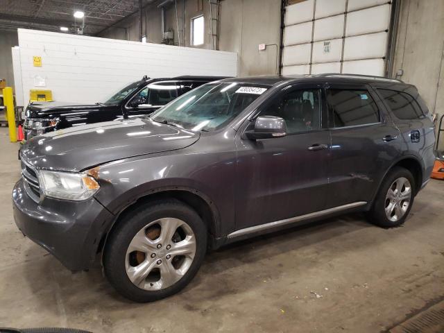 1C4RDJDG9EC598930 - 2014 DODGE DURANGO LIMITED GRAY photo 1