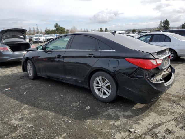 5NPEB4AC5DH710908 - 2013 HYUNDAI SONATA GLS BLACK photo 2