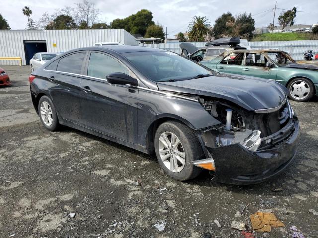 5NPEB4AC5DH710908 - 2013 HYUNDAI SONATA GLS BLACK photo 4