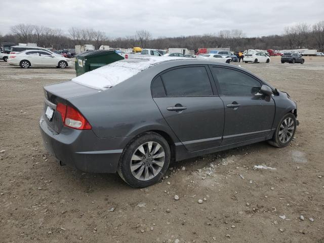 2HGFA16939H350820 - 2009 HONDA CIVIC EXL 灰色 照片 3