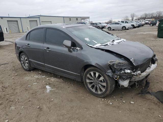 2HGFA16939H350820 - 2009 HONDA CIVIC EXL 灰色 照片 4