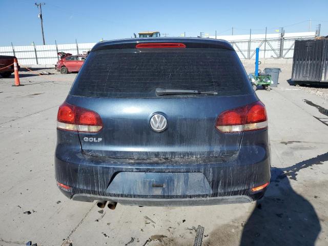 WVWAB7AJ9AW246252 - 2010 VOLKSWAGEN GOLF BLUE photo 6