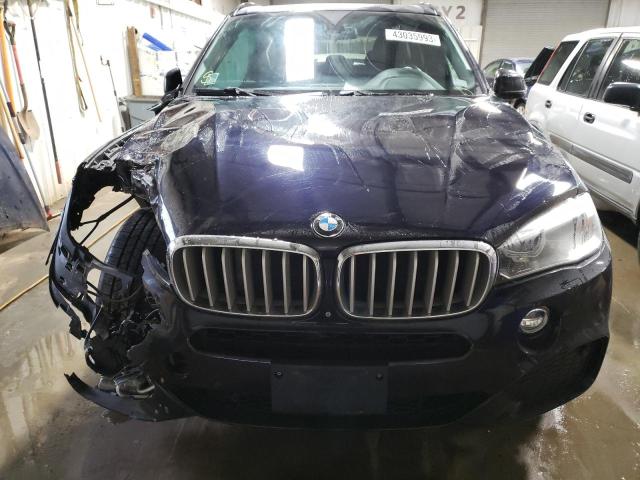 5UXKR6C59F0J76609 - 2015 BMW X5 XDRIVE50I BLUE photo 5