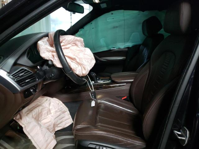 5UXKR6C59F0J76609 - 2015 BMW X5 XDRIVE50I BLUE photo 7