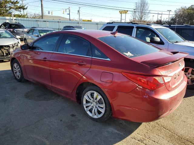 5NPEB4AC9BH014906 - 2011 HYUNDAI SONATA GLS MAROON photo 2