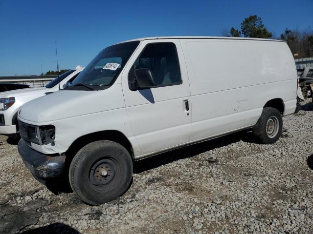 1FTNE24261HA44425 - 2001 FORD ECONOLINE E250 VAN WHITE photo 1