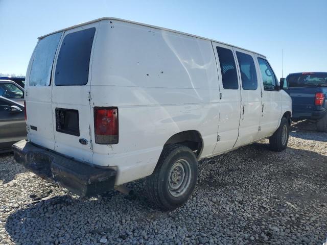 1FTNE24261HA44425 - 2001 FORD ECONOLINE E250 VAN WHITE photo 3