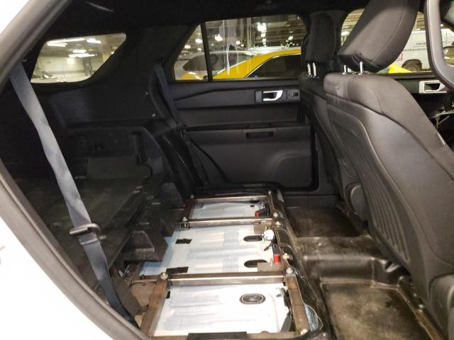 1FM5K8ABXLGB84224 - 2020 FORD EXPLORER POLICE INTERCEPTOR WHITE photo 10