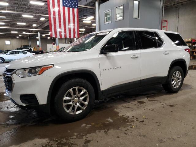 1GNERFKW1KJ227217 - 2019 CHEVROLET TRAVERSE LS WHITE photo 1