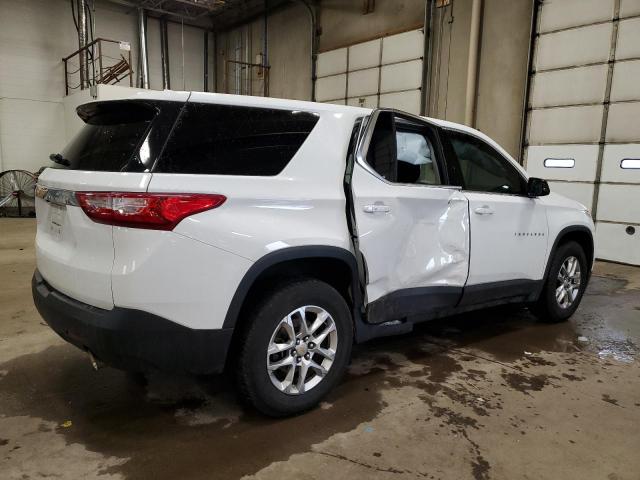 1GNERFKW1KJ227217 - 2019 CHEVROLET TRAVERSE LS WHITE photo 3