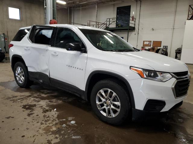 1GNERFKW1KJ227217 - 2019 CHEVROLET TRAVERSE LS WHITE photo 4