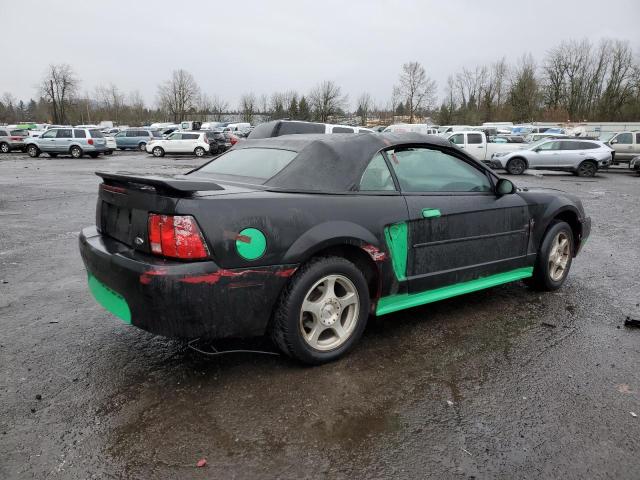 1FAFP44403F367658 - 2003 FORD MUSTANG BLACK photo 3