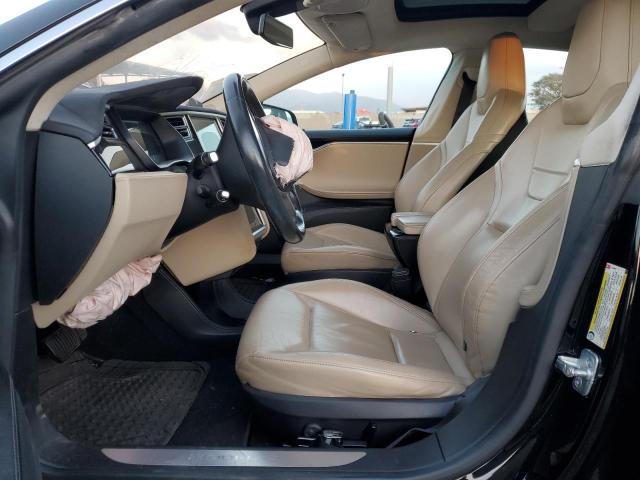 5YJSA1E11FF113463 - 2015 TESLA MODEL S შავი ფოტო 7